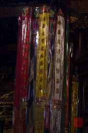 Taiwan 2012 - Taipei - Longshan Tempel - Schrifttücher
