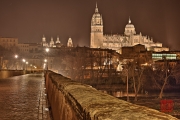 Salamanca 2014 - Cathedral & Bridge by Night