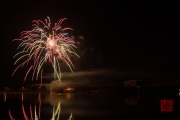 Nuremberg Spring Fair Fireworks 2015 - Gold & White & Red